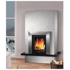 Fireplace Abx Puris гранит черный/нержавеющая сталь