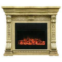 Fireplace Alex Bauman Jupiter FX Milan Blanco