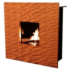 Fireplace Art Flame Wallfire GOLD