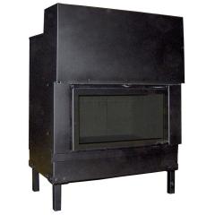 Fireplace Axis H 800 face WS Black BN1
