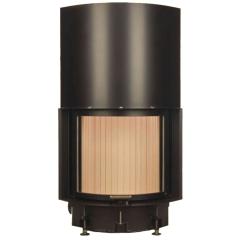 Fireplace Brunner Compact 51/55 сферическое стекло вертикальное открытие с подъемом