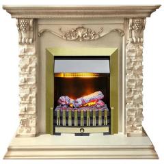 Fireplace Dimplex Adriana Danville Antique Brass FB2
