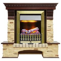 Fireplace Dimplex Pierre Luxe Danville Antique Brass FB2