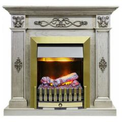 Fireplace Dimplex Danville Antique Brass Old silver