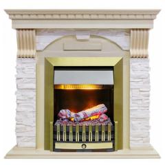 Fireplace Dimplex Dublin Danville Antique Brass