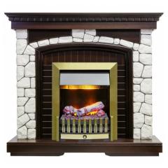 Fireplace Dimplex Glasgow Danville Antique Brass