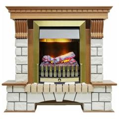 Fireplace Dimplex Pierre Luxe Danville Antique Brass FB2