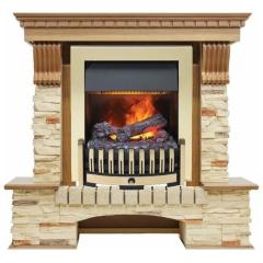 Fireplace Dimplex Pierre Luxe Danville Brass FB2