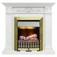 Fireplace Dimplex Danville Antique Brass дуб
