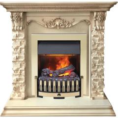 Fireplace Dimplex Adriana-Cлоновая кость с Danville Brass FB2
