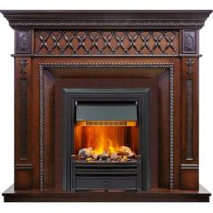 Fireplace Dimplex Alexandria-Махагон коричневый с Brookline Black