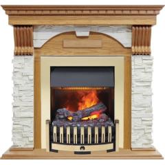 Fireplace Dimplex Dublin-Дуб с Danville Brass FB2