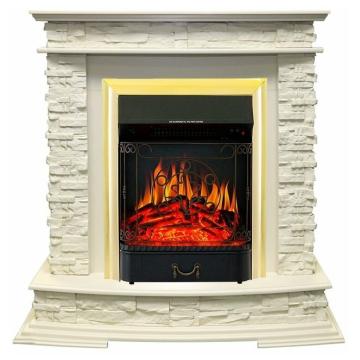 Fireplace Dimplex Luzern-Слоновая кость Majestic FX Brass 