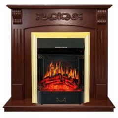 Fireplace Dimplex Sorrento угловой-Орех Majestic FX Brass