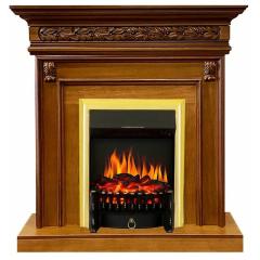 Fireplace Dimplex Valletta-Орех Fobos FX Brass