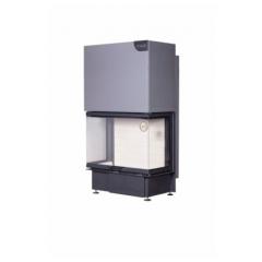 Fireplace Экокамин Дельта 800 три стекла принтинг подовое горение TDN800P