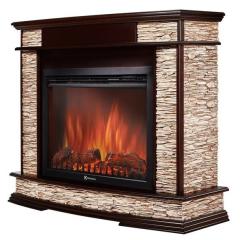 Fireplace Electrolux Scala 30 скалистый бурый шпон тёмный EFP/P-3020LS