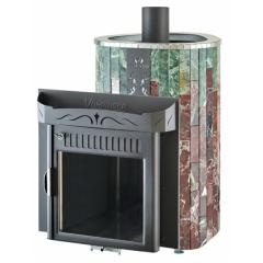 Fireplace Ферингер Ламель Оптима Змеевик Россо Леванте Металл