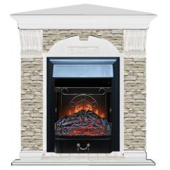 Fireplace Гленрич Magestics BL BR камень-Грот однотонный/цвет-Белый
