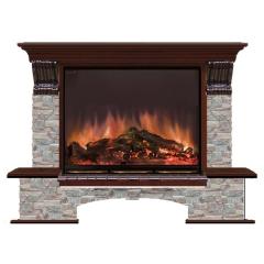 Fireplace Гленрич Бостон Arte 33 камень-Грот цветной/цвет-Красное дерево