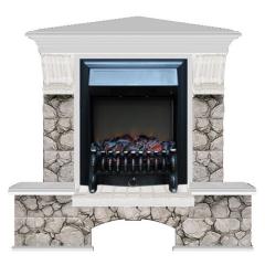Fireplace Гленрич Бостон К Fobos BL BR