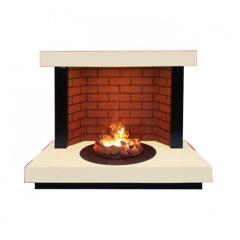Fireplace Гленрич Дакота Carmen 3D Слоновая кость