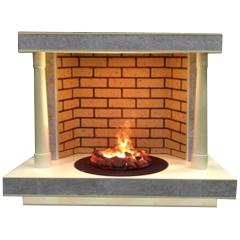 Fireplace Гленрич Корсика Carmen 3D Слоновая кость