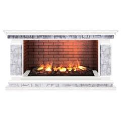 Fireplace Гленрич Лорд Salsa 3D камень-Старый город/цвет-Белый