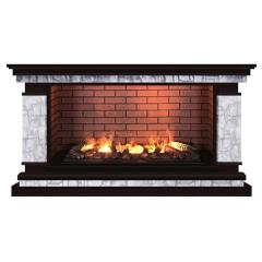 Fireplace Гленрич Лорд Salsa 3D камень-Старый город/цвет-Венге