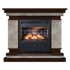 Fireplace Гленрич Лорд Samba 3D камень-Марсель/цвет-Дуб 46