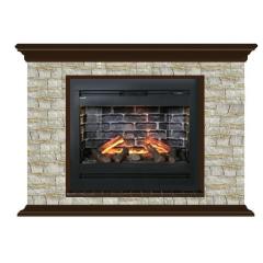 Fireplace Гленрич Пафос Rumba 3D камень-Алтай/цвет-Дуб 46
