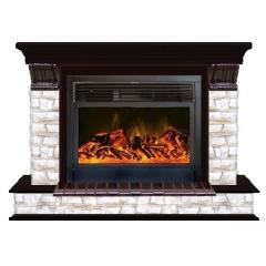 Fireplace Гленрич Панорама 28 New flame камень-Алтай/цвет-Дуб 46