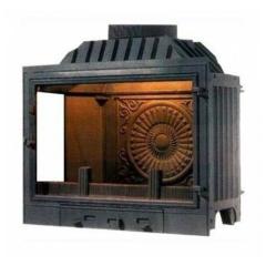 Fireplace Godin Defi с шибером 2 стекла Дефи с шибером 2 стекла