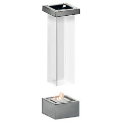 Fireplace Gratis-Flame Нью Йорк Матовая сталь