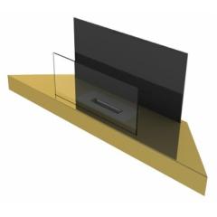 Fireplace Gratis-Flame Румб Зеркальное золото