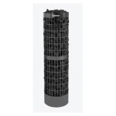 Fireplace Harvia Cilindro PC100E/135E Black Steel