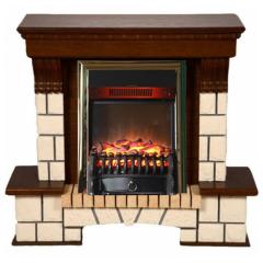 Fireplace Interflame Экстер Fobos FX M Brass Тёмный дуб