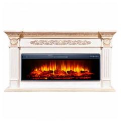 Fireplace Interflame Елизавета FreeSpace 50 с золотой патиной