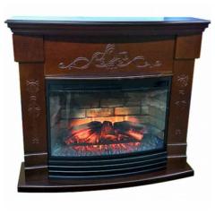 Fireplace Interflame Идальго Panoramic 25-30 3D Тёмный дуб