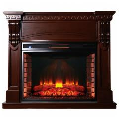 Fireplace Interflame Мюнхен Panoramic 33 Тёмный дуб