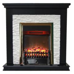 Fireplace Interflame Сиена Fobos FX M Brass Сланец/Венге