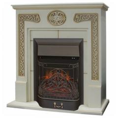 Fireplace Interflame Спенсер Majestic FX M Black с золотой патиной