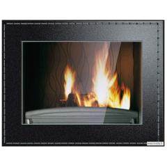 Fireplace Invicta Invicta Decor 800 Cuir