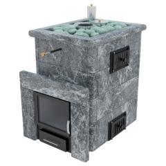 Fireplace Изистим Анапа-М1 в кожухе из талькохлорита с открытым верхом
