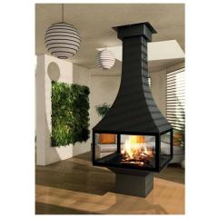 Fireplace Jc Bordelet Julietta 985 BLACK LINE на ноге