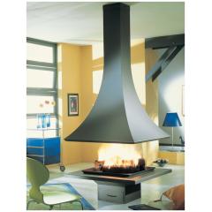 Fireplace Jc Bordelet Julietta 985 centrale 100 центральный открытый 100x100 см