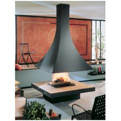 Fireplace Jc Bordelet Julietta 985 centrale 117 центральный открытый 117x117 см