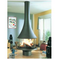 Fireplace Jc Bordelet Marina 993 centrale vitree центральный со стеклом