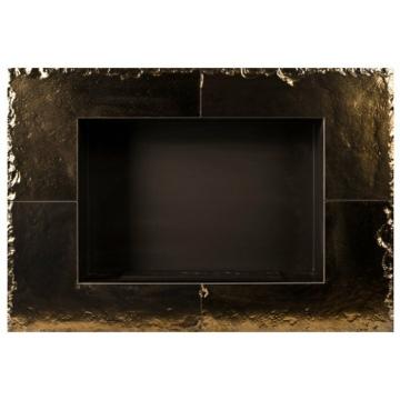 Fireplace Kami Wezuwiusz Dark Gold 