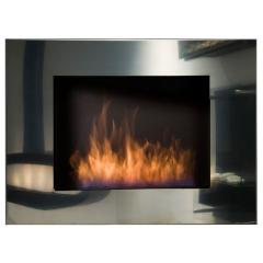 Fireplace Kami Wezuwiusz Inox Mirror